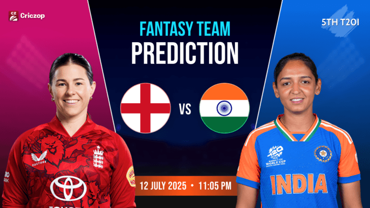 ENG-W vs IND-W - 5th T20I: Dream11 Prediction