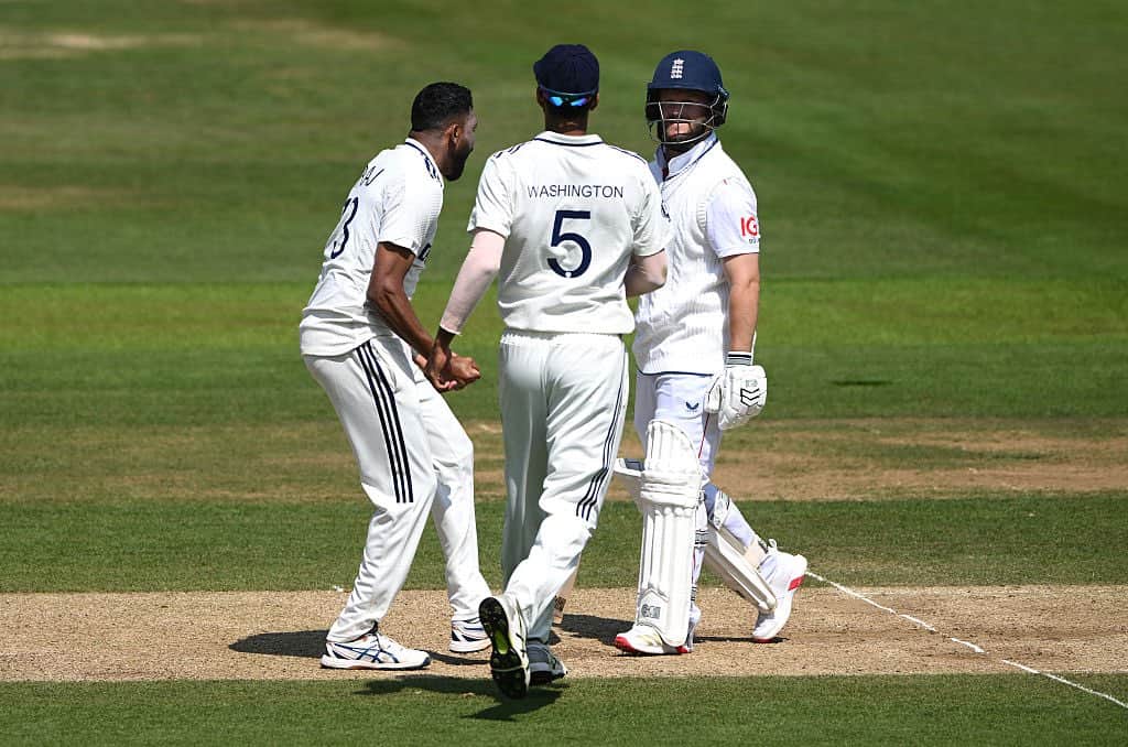 Mohammed Siraj-Ben Duckett confrontation